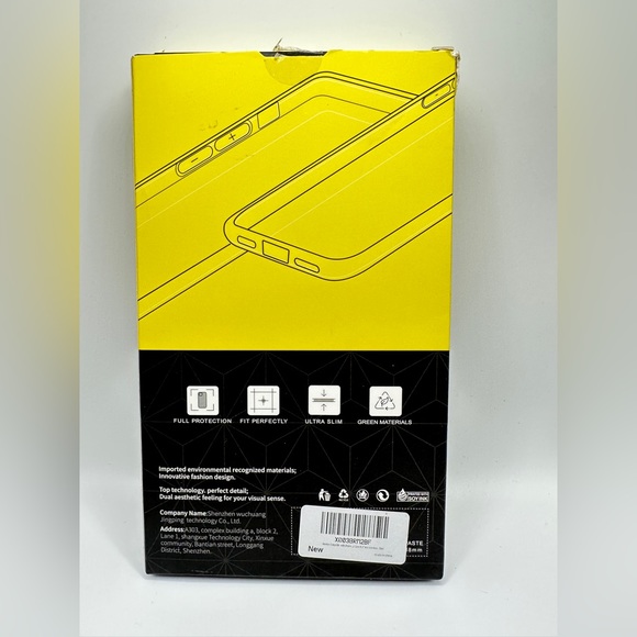 IPhone 14 Pro Case - Clear Glitter - Picture 5 of 6